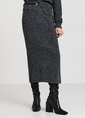 Calliope Bleistiftrock - grigio melange