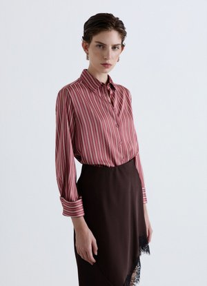 Calliope, CAMICIA RIGHE - Hemdbluse - var malva