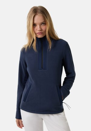 Fleece trui - dunkelblau