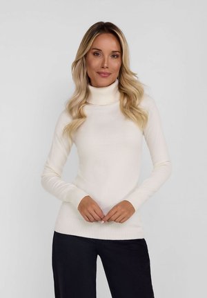 RESPECT ROLL NECK - Neule - cream