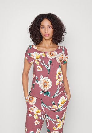 ONLY Tall ONLNOVA LIFE - Μπλουζάκι με στάμπα - rose brown