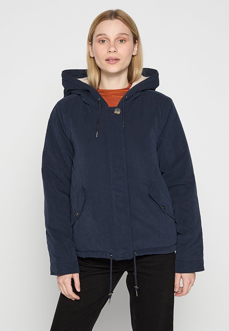 Only Winterjas donkerblauw Only Winterjas donkerblauw