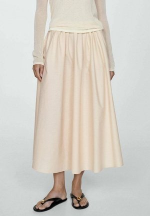 Falda plisada - beige