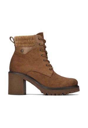 Refresh, BOTIN DE MUJER CON TACÓN - Botines con plataforma - camel
