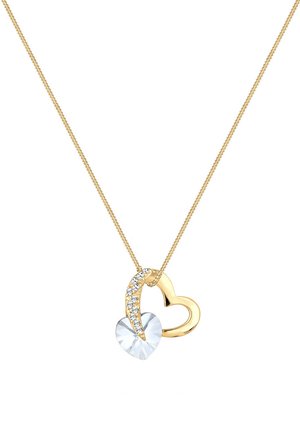 SPARKLING HEART LOVE - MIT KRISTALLEN VON SWAROVSKI® - Collar - gold-coloured