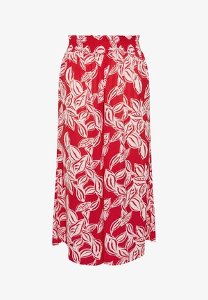 Yours Clothing, WOMEN'S WIDE LEG TROUSERS - Broek - red