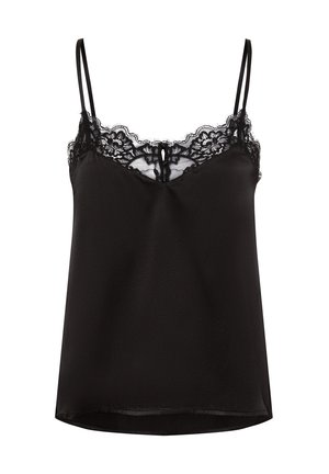 Nachtwäsche Shirt - schwarz