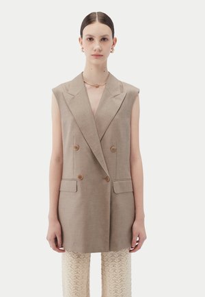 NATUR ZWEIREIHER  - Weste - taupe