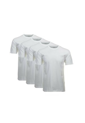 4ER PACK - 1/2 ARM RUNDHALS - Unterhemd/-shirt - weiß