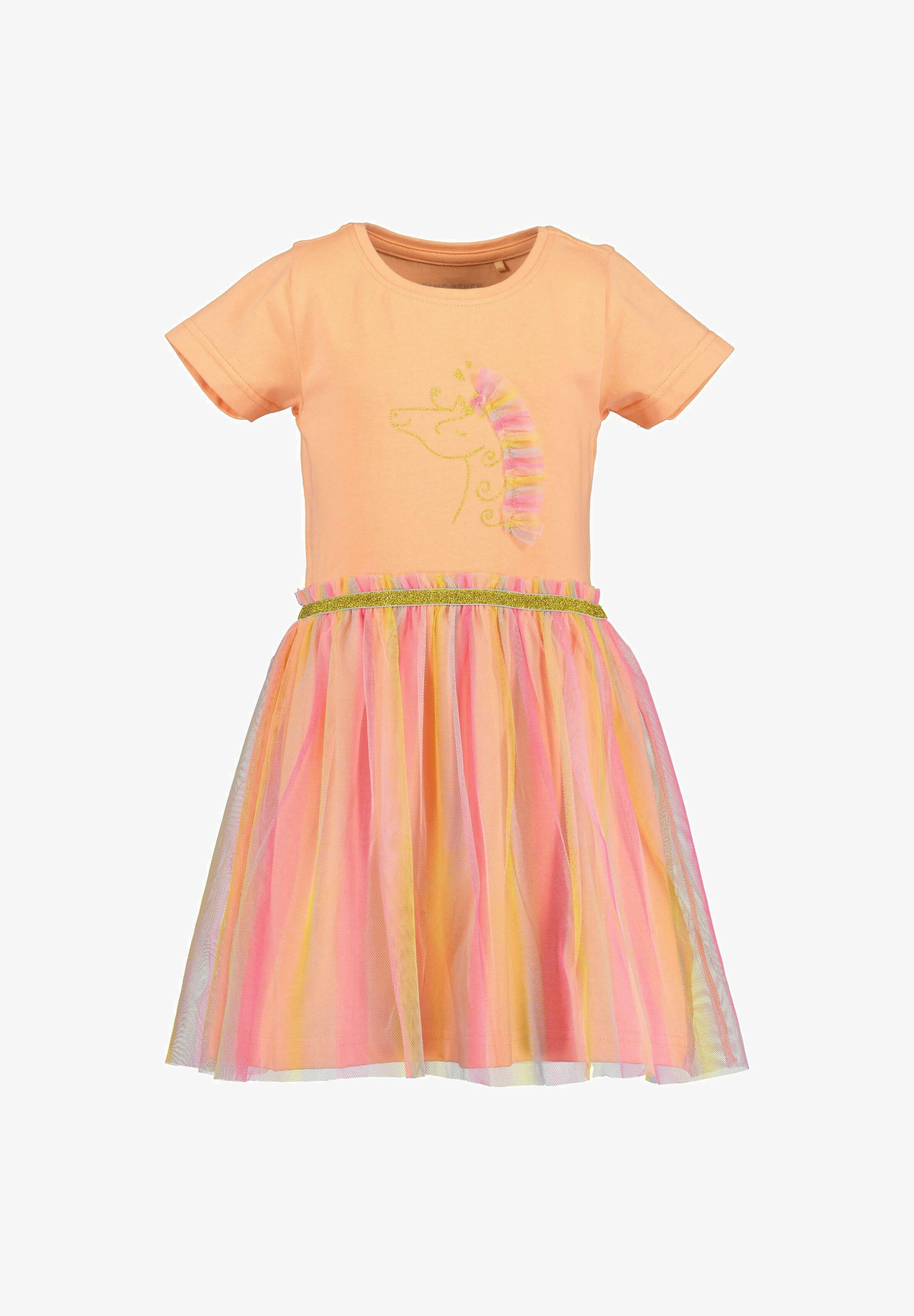 Blue Seven UNICORN Cocktailjurk melone/oranje - Main Image