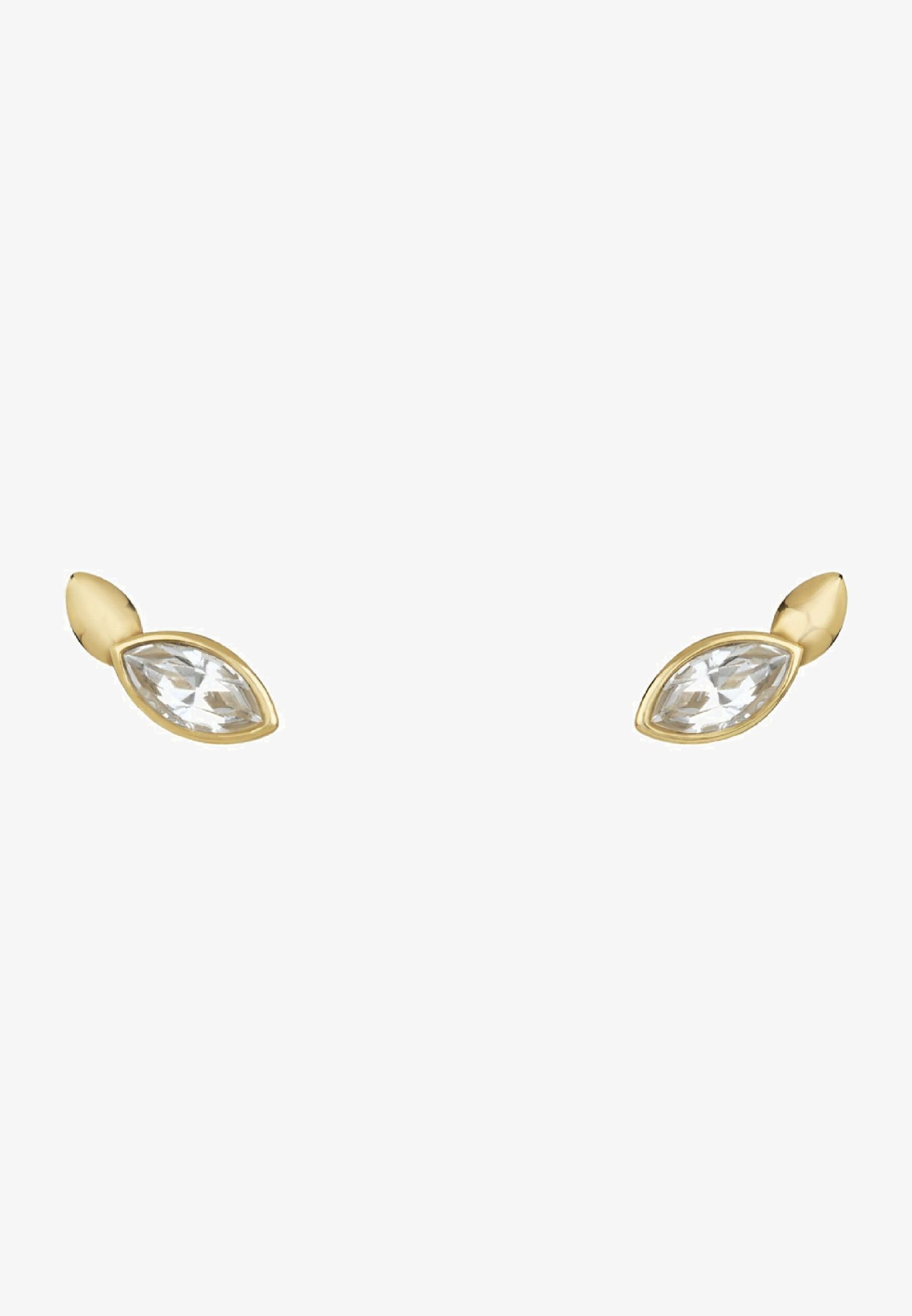BREIL Monorecchino Donna My Lucky Collection TJ3184: Design Giulia Salemi, Acciaio Oro Con Cubic Zirconia