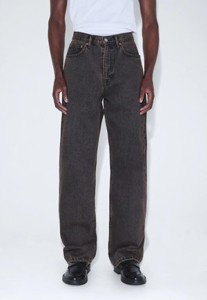 OMAR - Jeans a sigaretta - jet brown