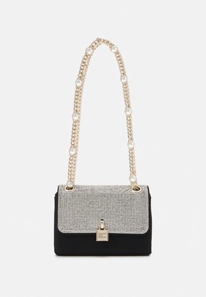 VIRTUAL MINI FLAP - Taška s příčným popruhem - black multi