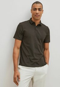 Next THREE PACK - Pólóing - white black navy blue geo print