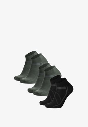 LOW-CUT SOCKS 3-PACK - Calcetines de deporte - olive black