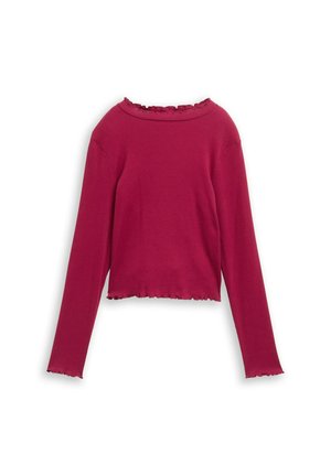 CROPPED LANGARM - Longsleeve - beetroot red