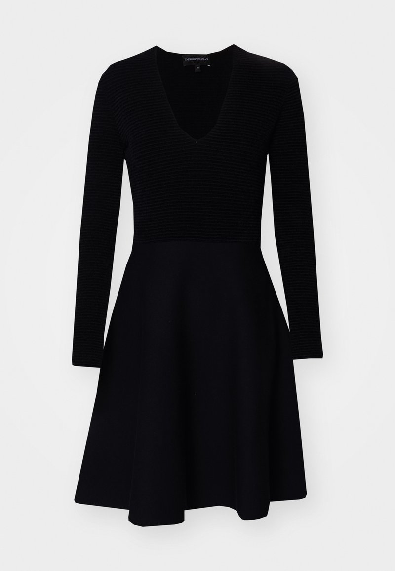 Emporio Armani Gebreide jurk zwart
