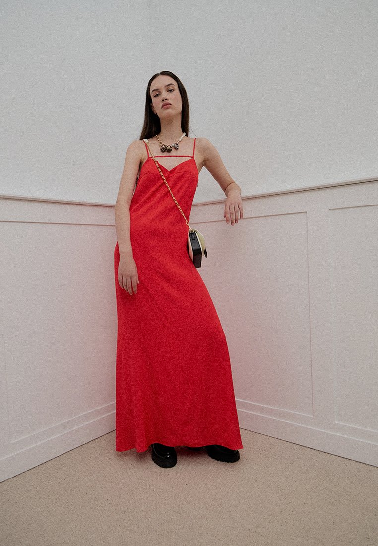 TWINSET Maxi-jurk rood