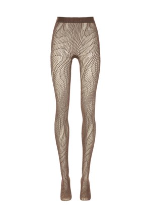 SNAKE NET - Strømpebukser - umber