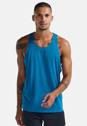 LIGHT SPEED SINGLET - Top - seaport black reflective