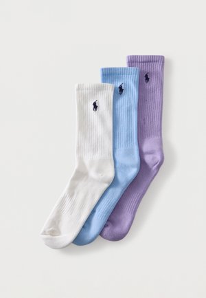 Polo Ralph Lauren, WIMBLEDON 3 PACK - Calze - purple/blue/white