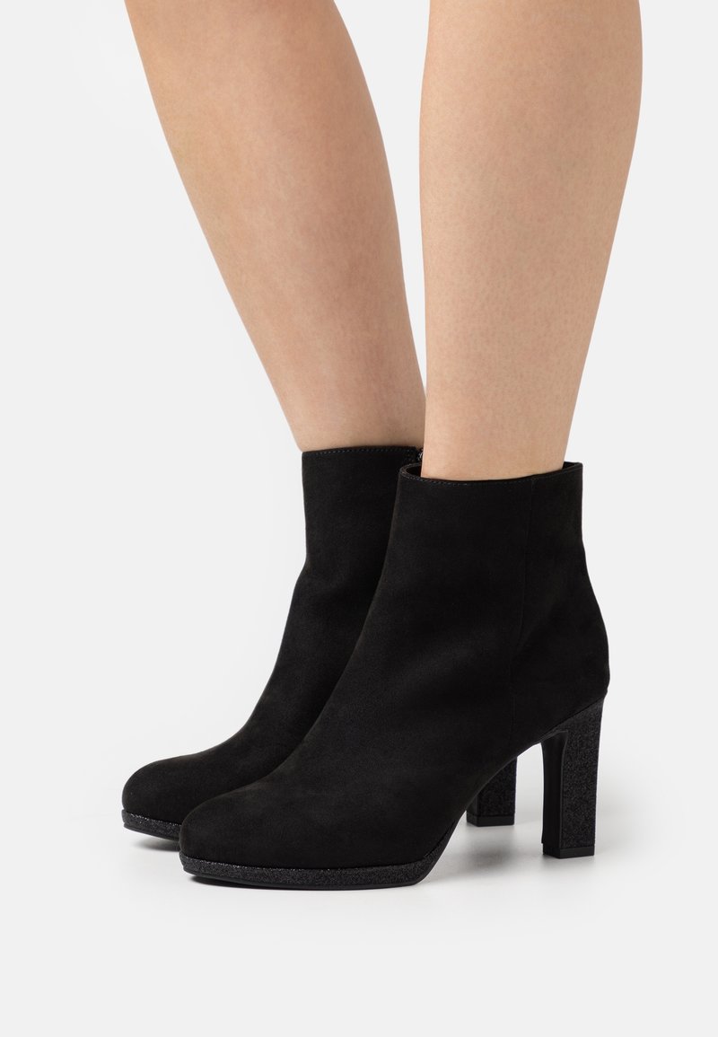 Marco Tozzi Botines bajos - black