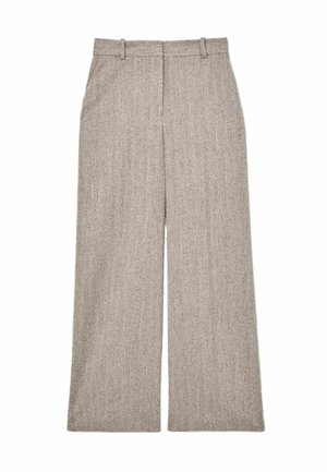 PETITE FIT - ISLA WIDE TEXTURED  - Pantalones - grey