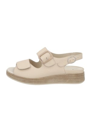 HANNAH - Sandales à plateforme - beige
