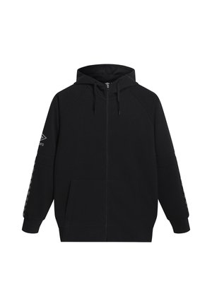 Umbro, TERRACE FULL ZIP HOODIE - Φούτερ με φερμουάρ - black
