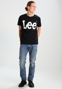 Lee LOGO TEE - Camiseta estampada - black