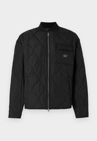 QUILTED PUFFER JACKET - Veste mi-saison - jet black