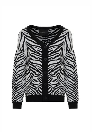 Strickjacke - black and white