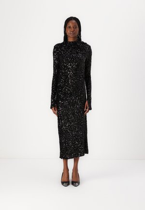 CLOVER TIMELESS SEQUINS - Juhlamekko - black