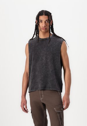 BOXY WASHED TANK - Topper - washed black