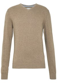 Pulover - mottled beige
