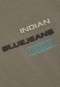 Indian Blue jeans BACKPRINT - Sweat à capuche - timber wolf