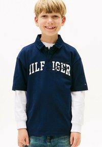 Tommy Hilfiger MIXED LOGO REGULAR FIT - Polo - dark blue