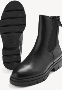 Tamaris Stivaletti con plateau - black matt
