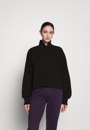 LILOU COLLAR - Mikina - black