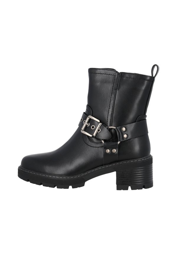 TSUNA - Plateaustiefelette - schwarz