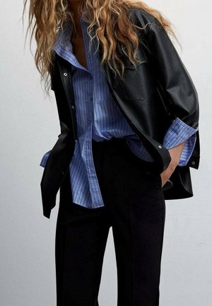 Veste en similicuir - black