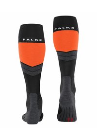 FALKE SK4 SKIING LIGHT CUSHIONING - Calze sportive - black