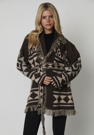 Strickjacke - brown