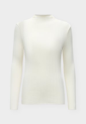 Marc O'Polo DENIM, T-SHIRT, LSL, TURTLENECK, RUFFLES - Пуловер - white blush