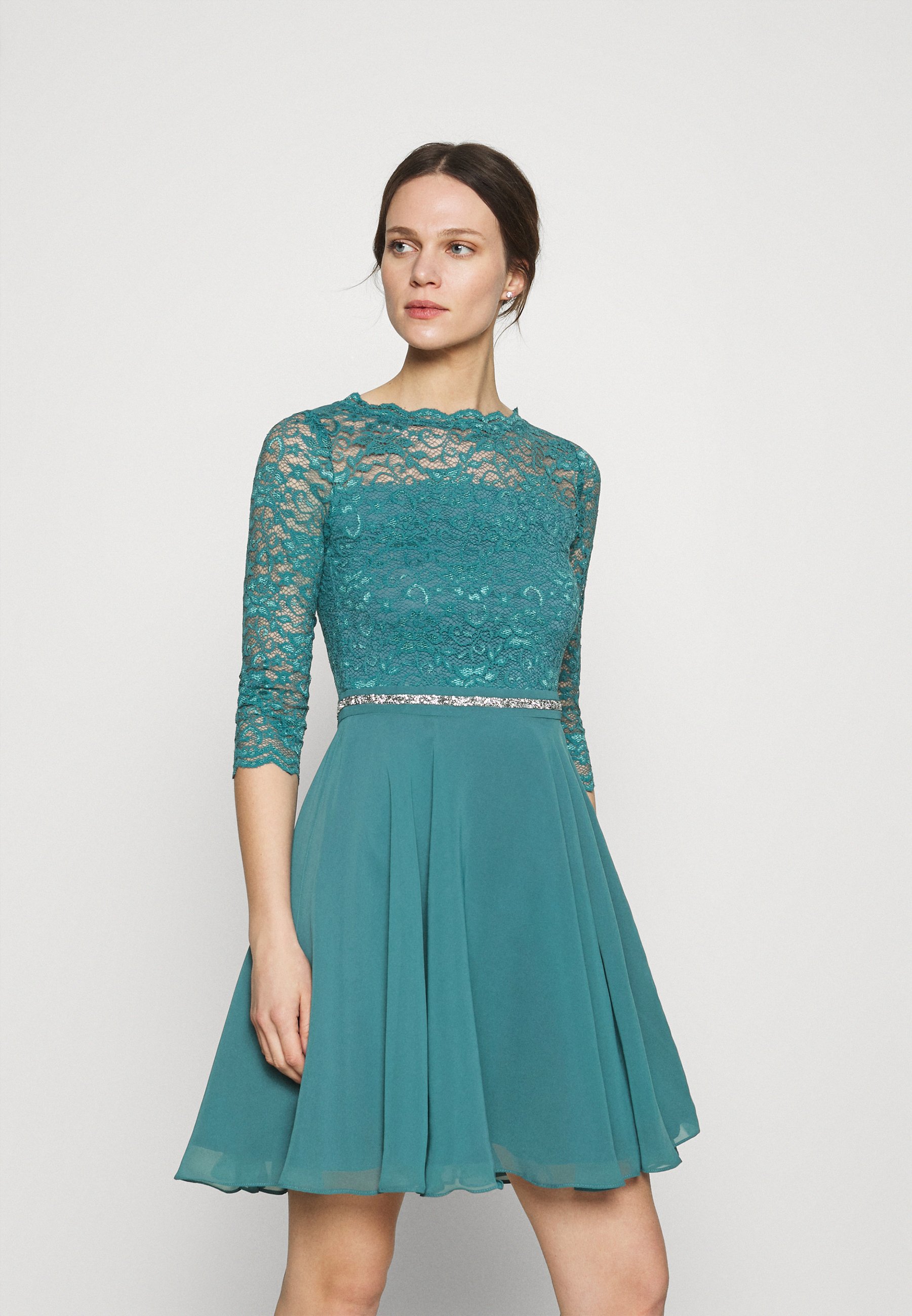Swing Cocktailkleid Festliches Kleid Hydro Grun Zalando De 