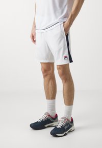 Fila SHORTS JAKOB - Sports shorts - white/navy