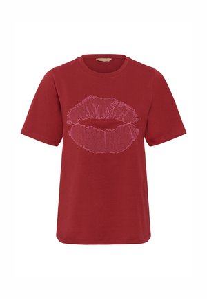 Culture, CUEMBA GITH T-SHIRT - T-shirt imprimé - rio red