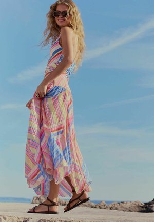 Next, REGULAR FIT - HALTER NECK TOP - Top - pink purple yellow