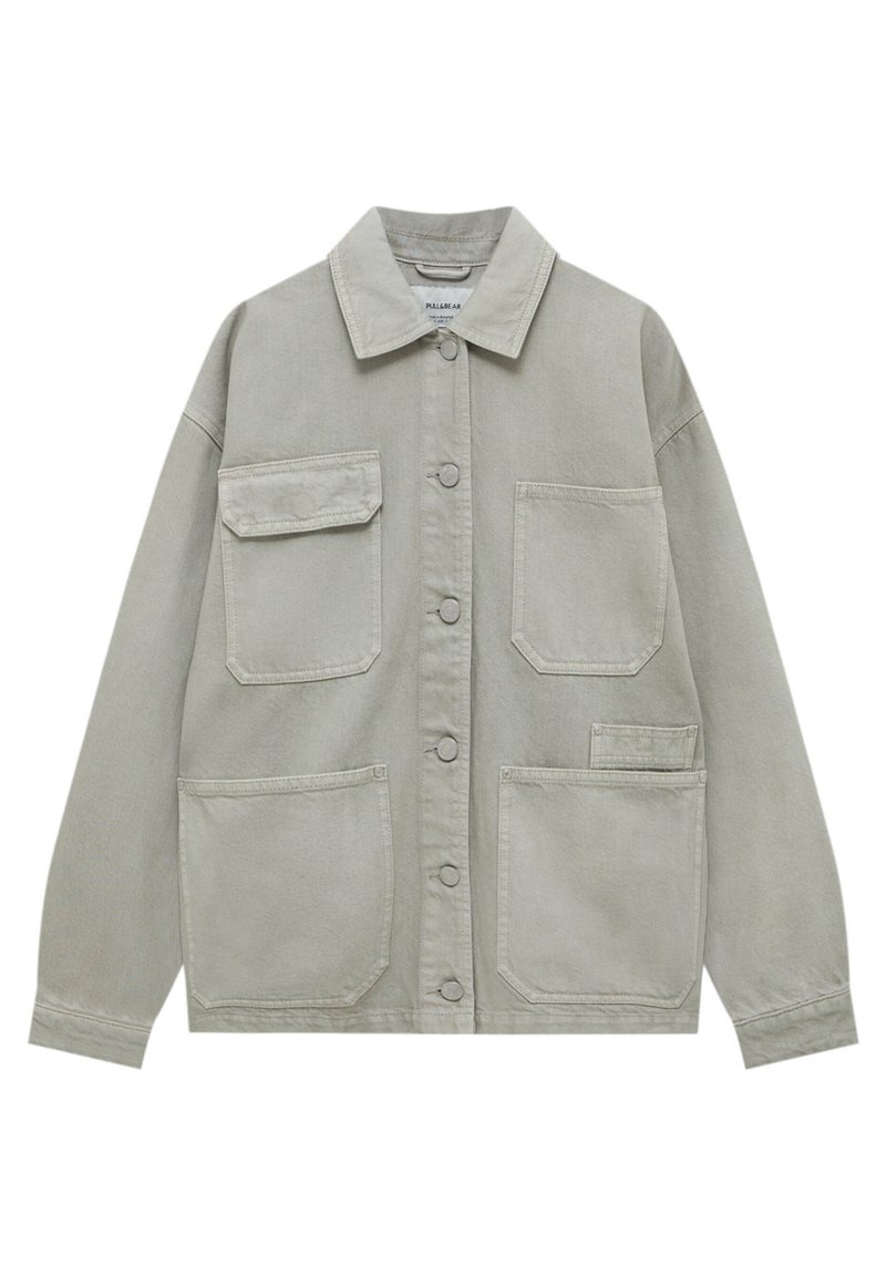 PULL&BEAR Lichte jas lichtgrijs