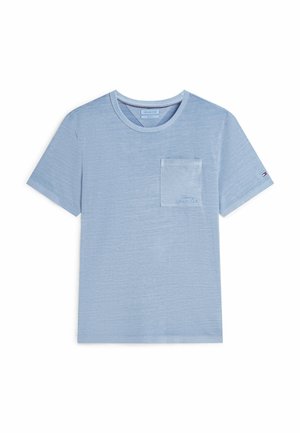 Tommy Hilfiger, TOMMY HILFIGER PATCH POCKET WASHED T-SHIRT - T-shirt basique - brisk blue